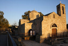 Exterior close up view of Ayia Kyriaki Church