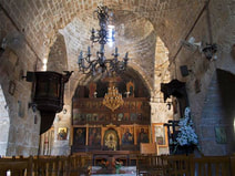 Interior view of Ayia Kyriaki Church