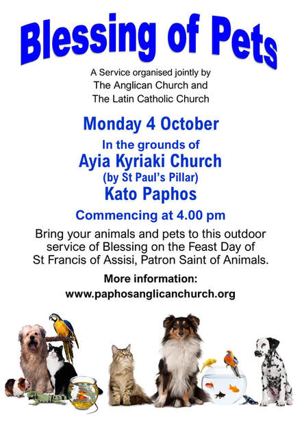 Blessing of pets at Ayia Kyriaki