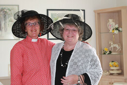 Picture of Rev Julia and Reader Anne at Women's Group meeting